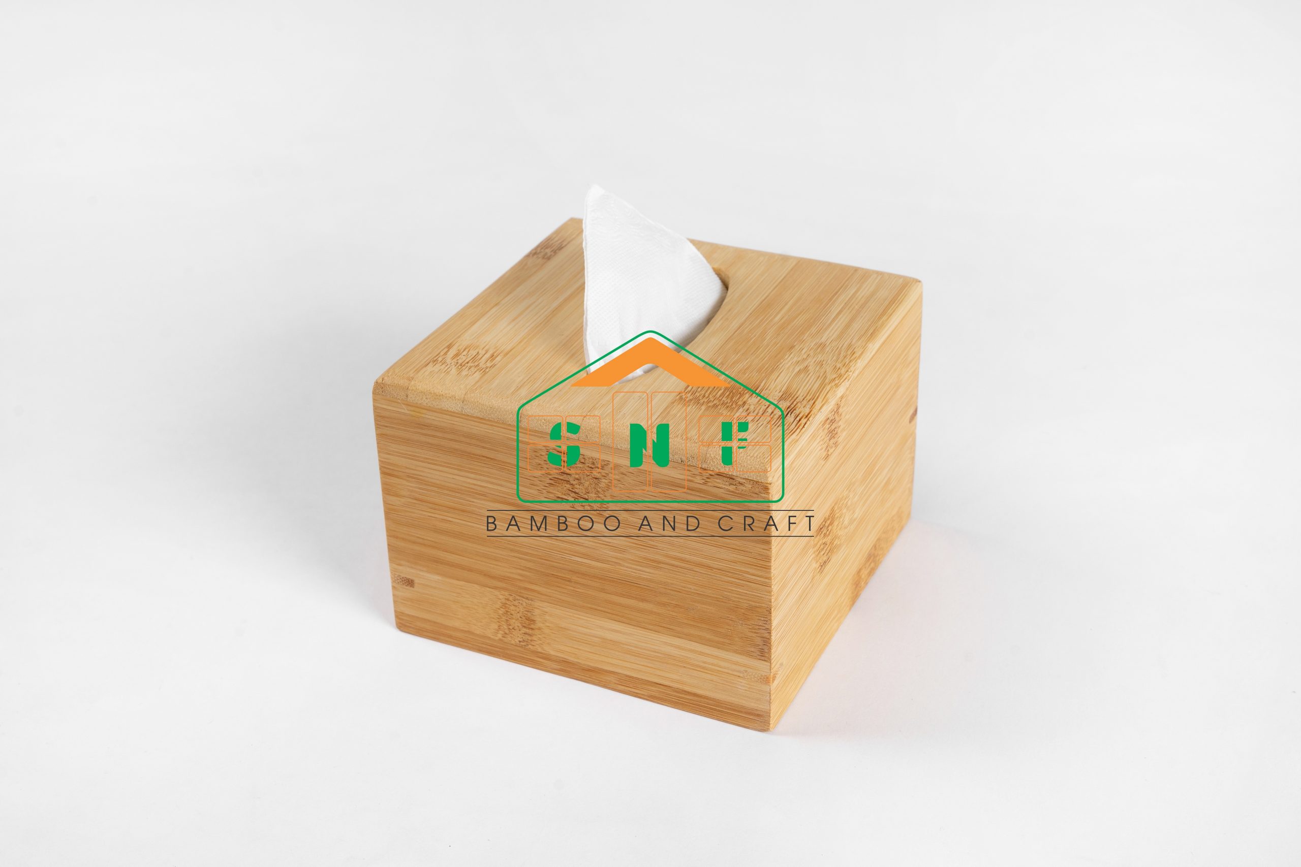 Hộp Đựng Khăn Giấy Vuông Bằng Gỗ Tre Tự Nhiên Sang Trọng, Vệ Sinh – SNF Bamboo and Craft
